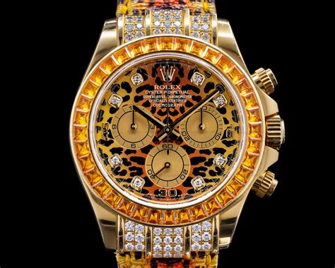 rolex saco leopard.